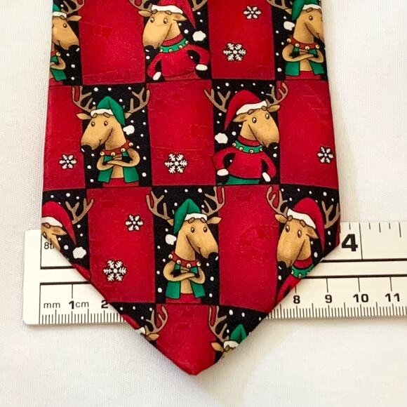 HALLMARK CHRISTMAS Neck Ties Santa Reindeer Festive Happy Holidays and Parties - Picture 7 of 10